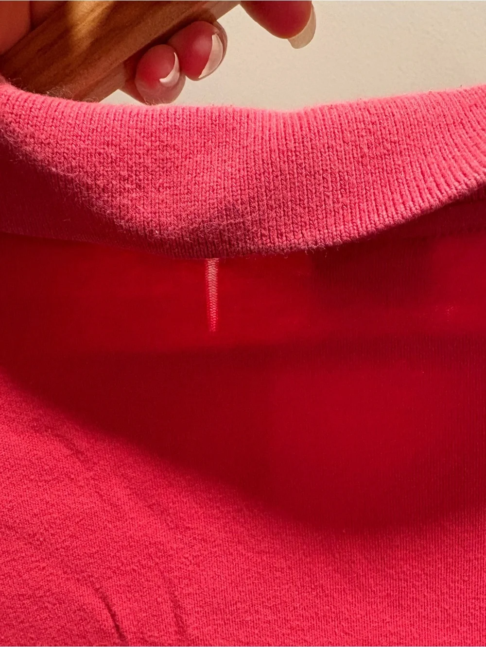 Ralph Lauren Men's Coral Pink Polo with Teal Pony